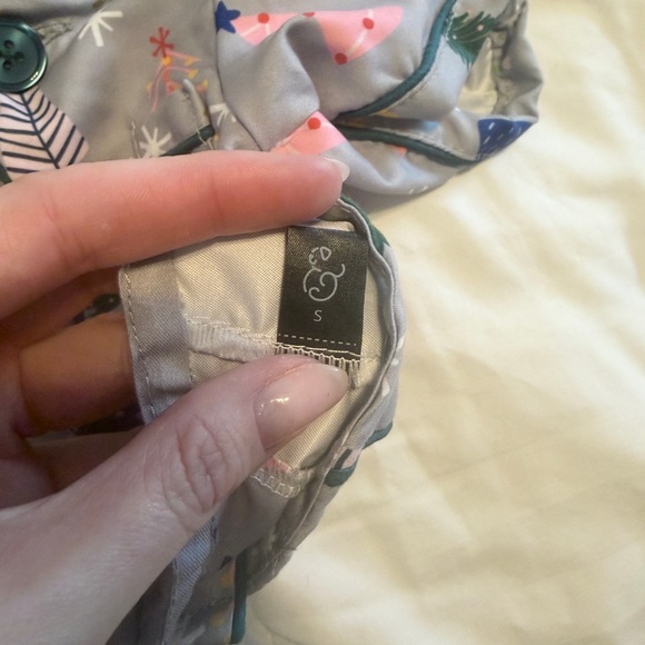 Lucy & Co Dog Pajamas with Christmas Tree Pattern - Picture 2 of 4